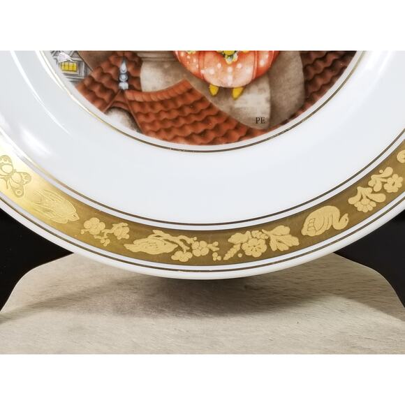 Royal Copenhagen Wall Decor Plate 1975 Shepherdess Hans Christian Andersen Vtg - Picture 5 of 12